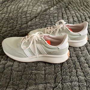 Adidas Run 70s Running Shoes Linen Green